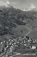 Switzerland Postcard Andermatt Gegen Die Furka Aerial View 1950 - Matt