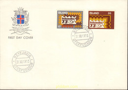 433948 MNH ISLANDIA 1973 EXPOSICION FILATELICA - Collections, Lots & Series
