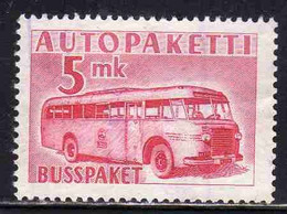 SUOMI FINLAND FINLANDIA FINLANDE 1952 1958 AUTOPAKETTI BUSSPAKET CLOIS AUTOBUS 5m UNUSED - Bus Parcels / Colis Par Autobus / Pakjes Per Postbus