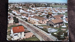 CPSM SAINT LOUP SUR SEMOUSE HTE SAONE  LE CHANOIS ? EN AVION AU DESSUS DE LAPIE 3K AUTO BOI  MAISONS - Saint-Loup-sur-Semouse