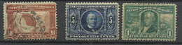 USA      N° 159 ; 162  Et 163   Oblitérés    B/TB      Voir Scans  Soldé ! ! ! - Used Stamps