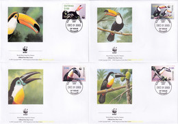 127278 MNH GUYANA 2003 WWF - Guyane (1966-...)