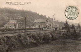 Léglise (lavaux)  La Gare Voyagé En 1907 - Leglise