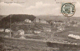 Mellier  Vue De La Gare Voyagé En 1907 - Léglise