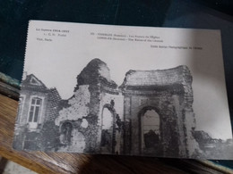 320  //    COMBLES   LES RUINES DE L'EGLISE   GUERRE 1914-1917 - Combles