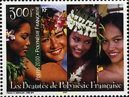 94339 MNH POLINESIA FRANCESA 2000 LAS BELLEZAS FEMENINAS DE LA POLINESIA - Usados