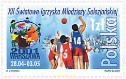 86229 MNH POLONIA 2001 12 CAMPEONATO DE BALONCESTO - Unclassified