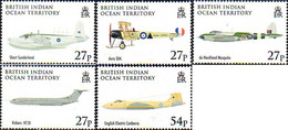 225003 MNH OCEANO INDICO BRITANICO 2008 ROYAL AIR FORCE - Territoire Britannique De L'Océan Indien