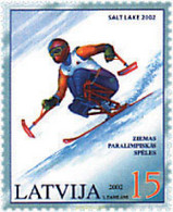 89773 MNH LETONIA 2002 19 JUEGOS OLIMPICOS INVIERNO. SALT LAKE CITY 2002 - Winter 2002: Salt Lake City