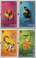 154449 MNH HONG KONG 2004 AÑO LUNAR CHINO - AÑO DEL MONO - Collezioni & Lotti