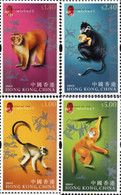 154449 MNH HONG KONG 2004 AÑO LUNAR CHINO - AÑO DEL MONO - Colecciones & Series
