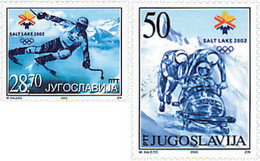 91061 MNH YUGOSLAVIA 2002 19 JUEGOS OLIMPICOS INVIERNO. SALT LAKE CITY 2002 - Gebraucht