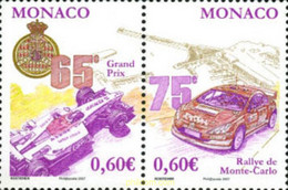 345007 MNH MONACO 2006 75 ANIVERSARIO DEL RALLY AUTOMOVILISTICO DE MONTECARLO - Sonstige & Ohne Zuordnung