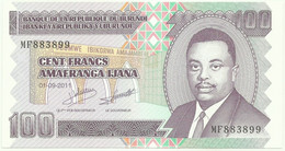 BURUNDI - 100 FRANCS - 01/09/2011 - Pick 44.b - UNC. - Série MF - Prince Rwagasore - Burundi