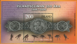 189207 MNH ISLANDIA 2006 CENTENARIO DEL TORNEO DE LUCHA DE ISLANDIA - Collections, Lots & Series