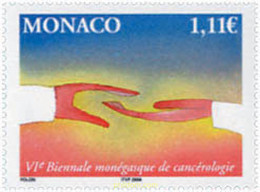 138776 MNH MONACO 2004 6 BIENAL MONEGASCA DE CANCEROLOGIA - Otros & Sin Clasificación