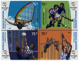 5438 MNH ARGENTINA 2000 27 JUEGOS OLIMPICOS VERANO SYDNEY 2000 - Volleyball