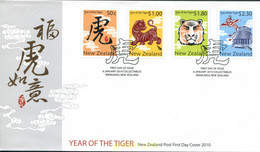 314235 MNH NUEVA ZELANDA 2010 AÑO NUEVO LUNAR - AÑO DEL TIGRE - Variedades Y Curiosidades