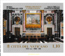 601583 MNH VATICANO 2019 ANIVERSARIO DEL ACUERDO DE LATRAN Y DE LA FUNDACION DEL ESTADO DE LA CIUDAD DEL VATICANO - Usati