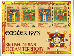 227108 MNH OCEANO INDICO BRITANICO 1973 RELIGION - Brits Indische Oceaanterritorium
