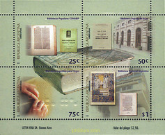 75821 MNH ARGENTINA 2000 BIBLIOTECAS - Usados