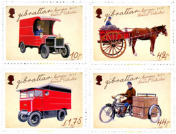 305331 MNH GIBRALTAR 2013 EUROPA CEPT 2013 - VEHICULOS POSTALES - 2013