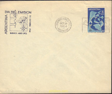 495840 MNH ARGENTINA 1964 DIA DE LAS NACIONES UNIDAS - Oblitérés