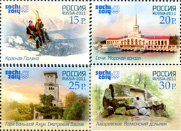 310568 MNH RUSIA 2011 22 JUEGOS OLIMPICOS DE INVIERNO SOCHI 2014 - Usados