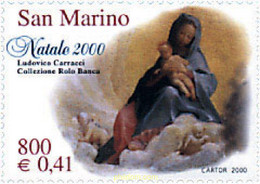 86336 MNH SAN MARINO 2000 NAVIDAD - Used Stamps