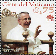 290376 MNH VATICANO 2012 CENTENARIO DEL NACIMIENTO DE JUAN PABLO I - Gebruikt