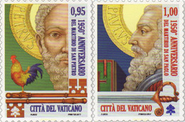 589596 MNH VATICANO 2017 1950 ANIVERSARIO DEL MARTIRIO DE SAN PEDRO Y DE SAN PABLO - Used Stamps