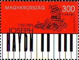 232517 MNH HUNGRIA 2009 JOSEPH HAYDA - COMPOSITOR AUSTRIACO - Oblitérés