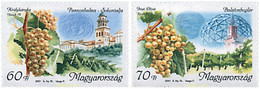 78220 MNH HUNGRIA 2001 ZONAS VINICOLAS - Usado