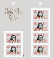 2022 Canada Cinema Artist Actress Monique Mercure Full Booklet Of 6 MNH - Folletos/Cuadernillos Completos