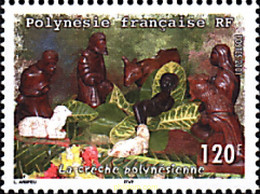 88963 MNH POLINESIA FRANCESA 2001 NAVIDAD - Gebraucht