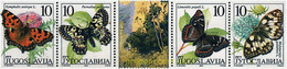 5367 MNH YUGOSLAVIA 2000 MARIPOSAS - Usados