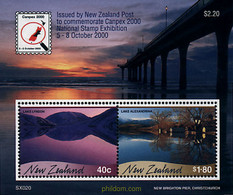 69326 MNH NUEVA ZELANDA 2000 CANPEX 2000. EXPOSICION FILATELICA NACIONAL - Variétés Et Curiosités