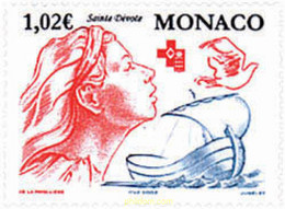 81548 MNH MONACO 2002 CRUZ ROJA MONEGASCA - Sonstige & Ohne Zuordnung