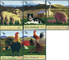 173007 MNH NUEVA ZELANDA 2005 FAUNA. ANIMALES DE GRANJA - Errors, Freaks & Oddities (EFO)