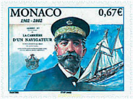 79545 MNH MONACO 2002 CENTENARIO DE LA PUBLICACION DE "LA CARRERA DE UN NAVEGANTE" - Andere & Zonder Classificatie