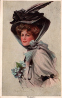 Illustration Philip Boileau - To-Day (Aujourd'hui) Femme Au Chapeau - Reinthal & Newman - Carte RN - Boileau, Philip