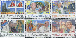 586683 MNH VATICANO 2017 VIAJES DEL PAPA FRANCISCO I POR EL MUNDO - Gebraucht