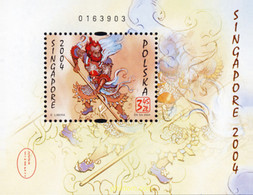 149080 MNH POLONIA 2004 SINGAPORE 2004. EXPOSICION FILATELICA INTERNACIONAL - Sin Clasificación