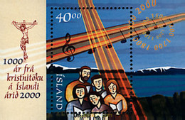 66720 MNH ISLANDIA 2000 1000 AÑOS DE CRISTIANISMO EN ISLANDIA - Collezioni & Lotti