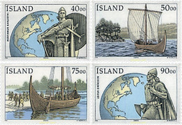 49217 MNH ISLANDIA 2000 DESCUBRIMIENTO DE AMERICA DEL NORTE POR LOS VIKINGOS EN EL AÑO 1000 - Colecciones & Series