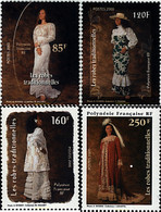 60581 MNH POLINESIA FRANCESA 2000 TRAJES TRADICIONALES - Usados