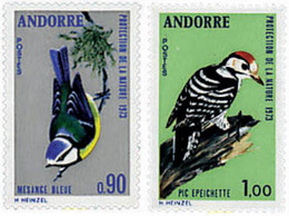 65200 MNH ANDORRA. Admón Francesa 1973 PROTECCION DE LA NATURALEZA - Collezioni