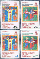 227109 MNH OCEANO INDICO BRITANICO 1973 RELIGION - Britisches Territorium Im Indischen Ozean