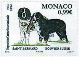 77176 MNH MONACO 2002 EXPOSICION CANINA INTERNACIONAL - Otros & Sin Clasificación