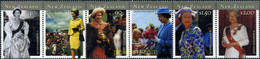 349450 MNH NUEVA ZELANDA 2001 75 ANIVERSARIO DE LA REINA ISABEL II - Plaatfouten En Curiosa